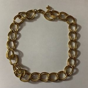 Chunky Gold Chain Link Rope Necklace NWOT